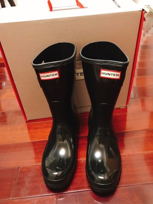 全新英國Hunter黑色雨靴