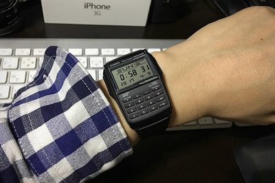 南◇現貨 CASIO 手錶 軍用錶 DBC-32-1A 黑色 銀色  多功能 電子錶 卡西歐 計算機 復古 經典