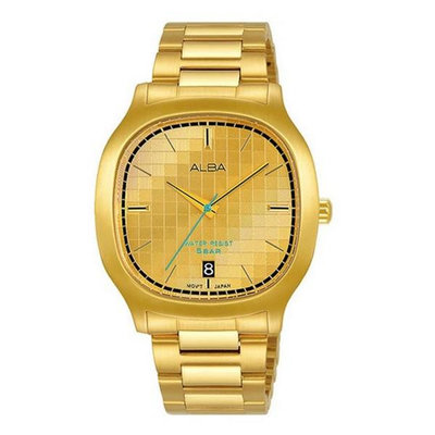 「官方授權」ALBA雅柏 女 金色時尚石英腕錶 (AS9L72X1) 37mm
