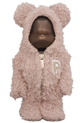 Image.台中逢甲店 BE@RBRICK BEARBRICK 400% GELATO PIQUE BEIGE 睡衣熊