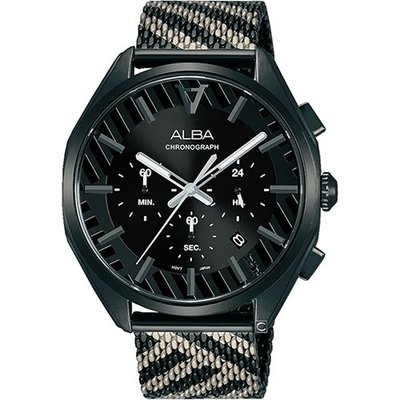 ALBA雅柏 限量東京街頭潮流計時腕錶 VD53-X374SD AT3H07X1