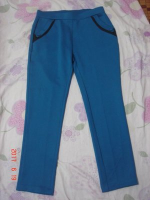 【A77】Miss Nadia 名模天后 穿起來很挺的藍色長褲!