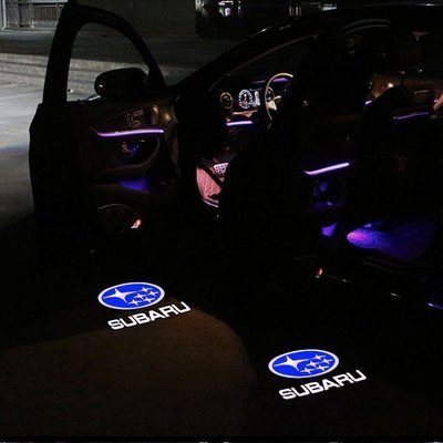 [酷奔車品]SUBARU STI 專車用迎賓燈 LED投影照地燈 LEGACY、FORESTER、OUTBACK、BRZ 森林人
