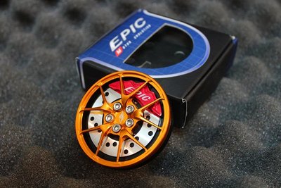 【翰翰二輪】EPIC千大 外銷款第二代 全鋁合金CNC 七爪汽車鍛造框造型油箱蓋 活塞碟盤造型 勁戰 BWS 隼芯可參考