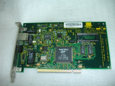 【電腦零件補給站 】3Com 3C595-TX Fast Etherlink PCI 10/100Base-T 網路卡