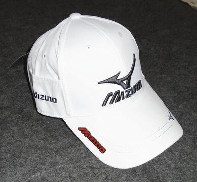 MIZUNO 高爾夫球運動帽子 遮陽帽 白色 紅色＊2色。X91001