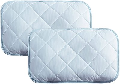 《FOS》日本 熱銷 涼感 枕頭套 (2件組) 接觸冷感 保潔墊 枕套 涼爽 枕頭墊 冰涼墊 夏天 消暑 熱銷 新款