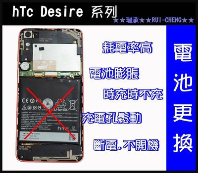 htc電池更換Desire820待機不足D820耗電D820自動關機D820常斷電Desire820不開機 電池故障