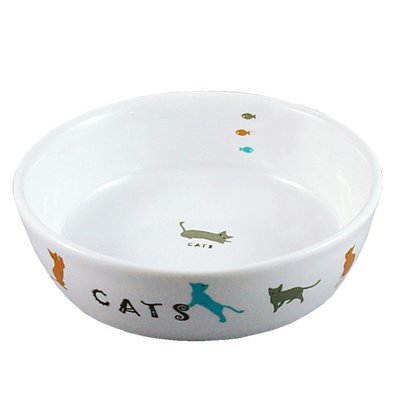 MARUKAN 犬貓貂兔鼠 彩繪陶瓷食盆 小動物碗碟 寵物食皿 飲水器 給水盆 CT-204（φ12公分）每件259元