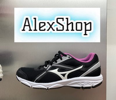 艾力克斯 MIZUNO MAXIMIZER 22 (3E寬楦) 女 K1GA200160 黑紫 慢跑鞋