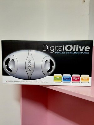 Digital Olive 雙聲道攜帶式多媒體MP3喇叭 銀色