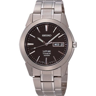 SEIKO 鈦金屬時尚腕錶-鐵灰 7N43-0AS0D(SGG731P1)熱賣補貨到