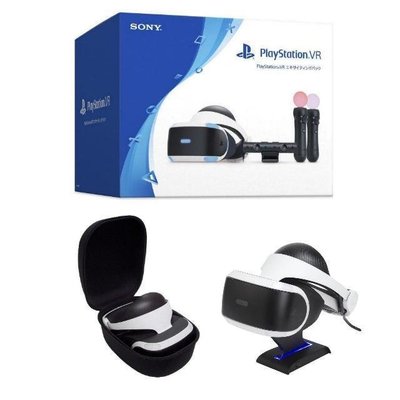 PS4專用新版PSVR VR豪華全配組 贈收納包/頭盔收納架 台灣公司貨【板橋魔力】