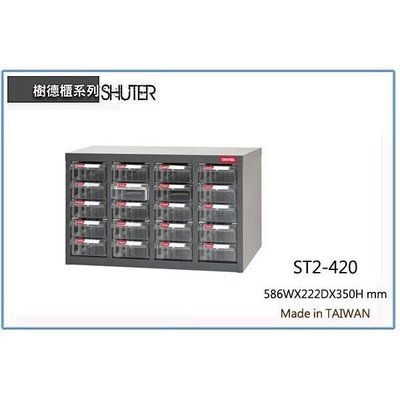 樹德 ST2-420 20抽 鐵櫃/置物櫃/零件櫃/雜物櫃/螺絲櫃