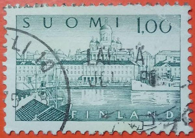 芬蘭郵票舊票套票 1963 Helsinki Harbour