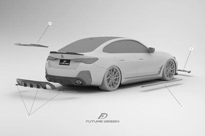 【政銓3D數位科技】BMW G26 420 430 440 FD品牌 高品質 CARBON  碳纖維 卡夢 空力套件