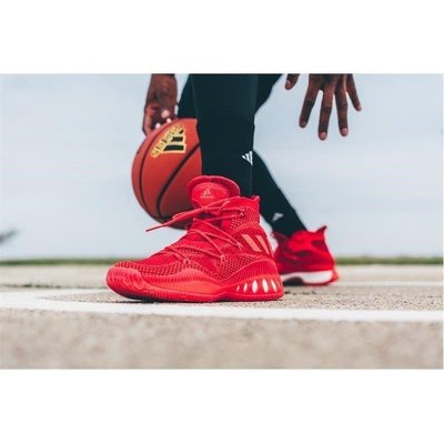 ADIDAS CRAZY EXPLOSIVE BOOST 全紅色 編織 愛迪達 籃球鞋 AQ7218