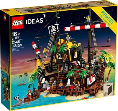 現貨 正版 樂高 LEGO IDEAS系列 21322 梭魚灣海盜 2545pcs 海盜島 全新 台北可自取