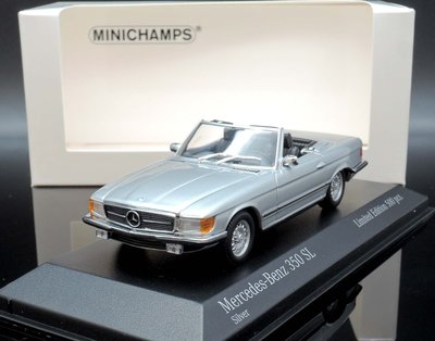 【M.A.S.H】[現貨特價] Minichamps 1/43 Mercedes-Benz 350 SL1974銀