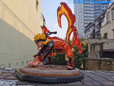 火影忍者 GK九尾妖狐 鳴人 仙人模式 模型擺件雕像