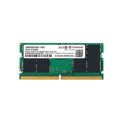 Transcend 創見 JetRam DDR5 5600 16GB 筆記型記憶體 JM5600ASE-16G
