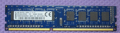 【DDR3單面寬版】 KingSton 金士頓 DDR3-1600 4G 桌上型記憶體 【宏碁套裝機拆下個人保固14日】