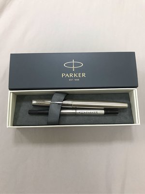 Parker 派克 Frontier 雲峰 鋼桿白夾鋼珠筆