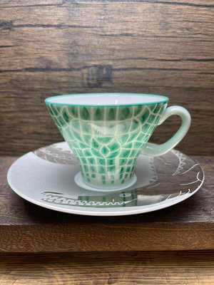 日本香蘭社動物園系列咖啡杯 鱷魚紋咖啡杯