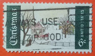 美國郵票舊票套票 1969 Christmas