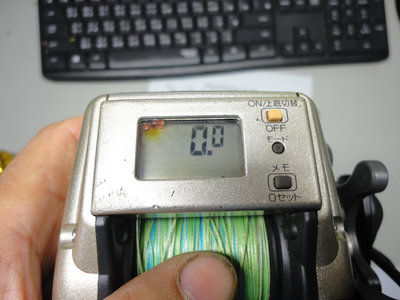 釣龍蝦，日本製 shimano 2000ev 手動數字型捲線器-3