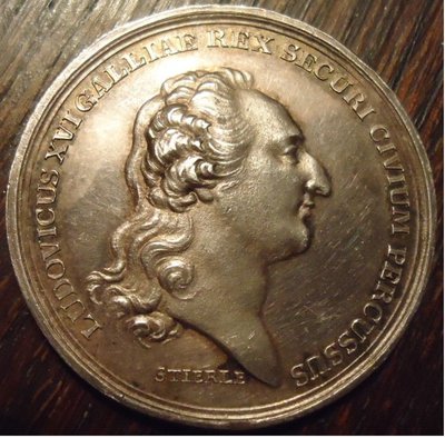 法國銀章 1793 France Louis XVI  Silver Medal