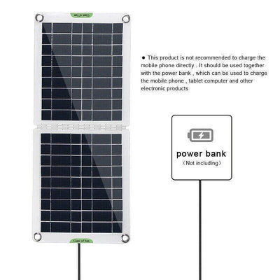多晶硅60W太陽能板發電板USB快充彎曲折疊便攜式太陽能——鑽石賣家