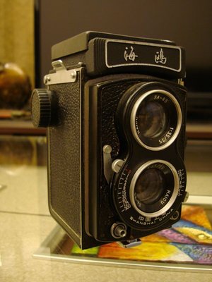 御寶閣Viboger~古董文物藝品化石~~中國海鷗 老相機 古董相機~~