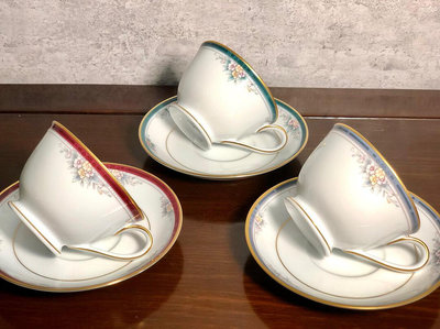 日本則武Noritake咖啡杯碟 小碎花咖啡杯 特價