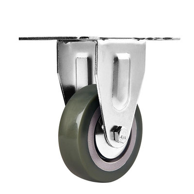 腳輪萬向輪中輕型灰膠輪子辦公輪椅行李箱靜音輪工業腳輪