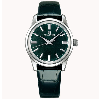 預購 GRAND SEIKO GS SBGW285 精工錶 機械錶 藍寶石鏡面 37.3mm 綠面盤 鱷魚皮錶帶 男女錶