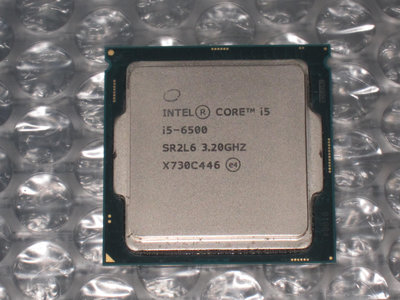 售:六代intel Core i5-6500 3.2G  14nm 1151腳位 4核心 CPU(良品)(1元起標)