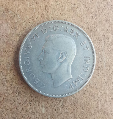 1945年加拿大50分銀幣 喬治六世