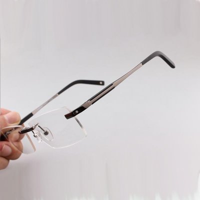 2023上新！全新現貨 Montblanc萬寶龍349品牌男款中年商務無框眼鏡架配成品眼鏡框工廠直銷