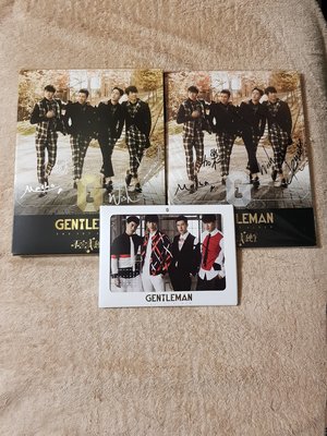 GTM Gentleman親筆簽名不完美紳士專輯首批限量版CD 年曆+寫真歌詞本