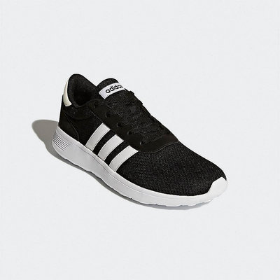 ADIDAS LITE RACER SHOES -男款黑色慢跑鞋- NO.BB9774【雅妤潮鞋】