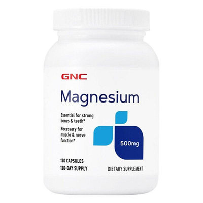 美國GNC鎂元素鎂Magnesium500mg*120粒/250mg*90粒
