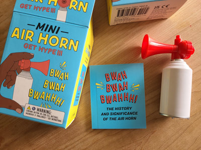 迷你桌上型空氣喇叭Mini Air Horn: Get Hype!  造勢必備 舒壓小廢物 全新 現貨