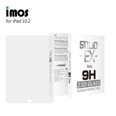 imos APPLE iPad 10.2吋 正面滿版強化玻璃保護貼