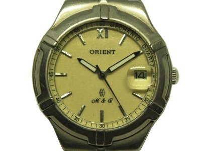 [專業模型] 機械錶 [ORIENT CT7E12] 東方霸王 [人體動能]自動錶[螢光面+日期]軍錶