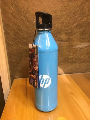 全新 HP 運動水壺 藍色 輕巧 水瓶 金屬材質 MIIR 27*7cm