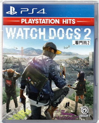 {瓜瓜皮}PS4 二手品 原版片 中文版 看門狗2 (遊戲都能回收)