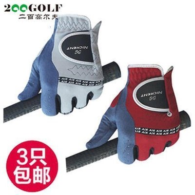 熱銷 高爾夫手套 NICKENT尼肯特 藍紅布手套 左手 高爾夫男士手套