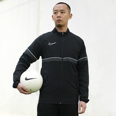 【全館】Nike耐吉男輕薄透氣梭織足球運動訓練立領夾克外套CW6118-010 可開發票
