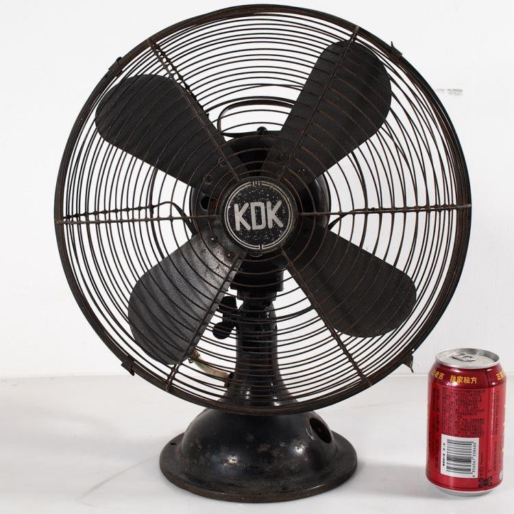 百寶軒古董日本老物件KDK臺式單相交流電風扇可正常使用修復品50 